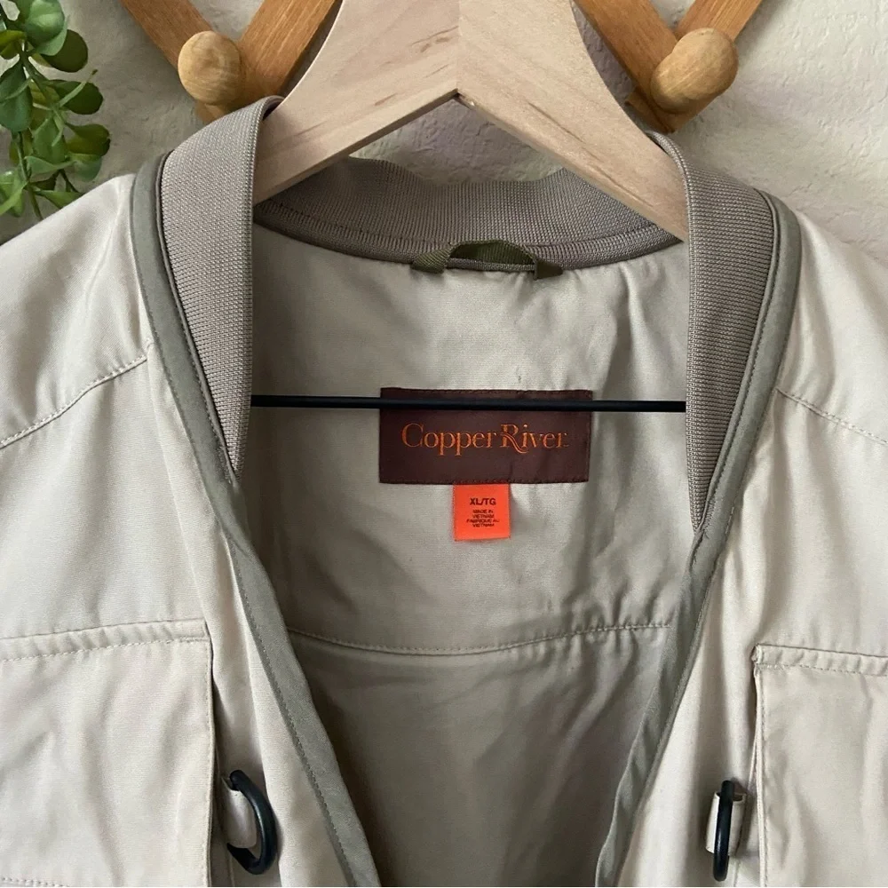 FINAL PRICE:  COPPER  RIVER | Cabela's Tan Fishing Vest Size XL - Picture 4 of 15